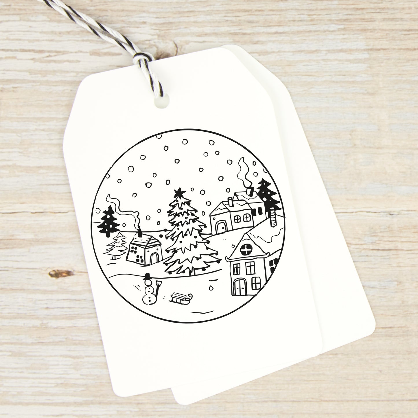 Stempel "Winterdorf"
