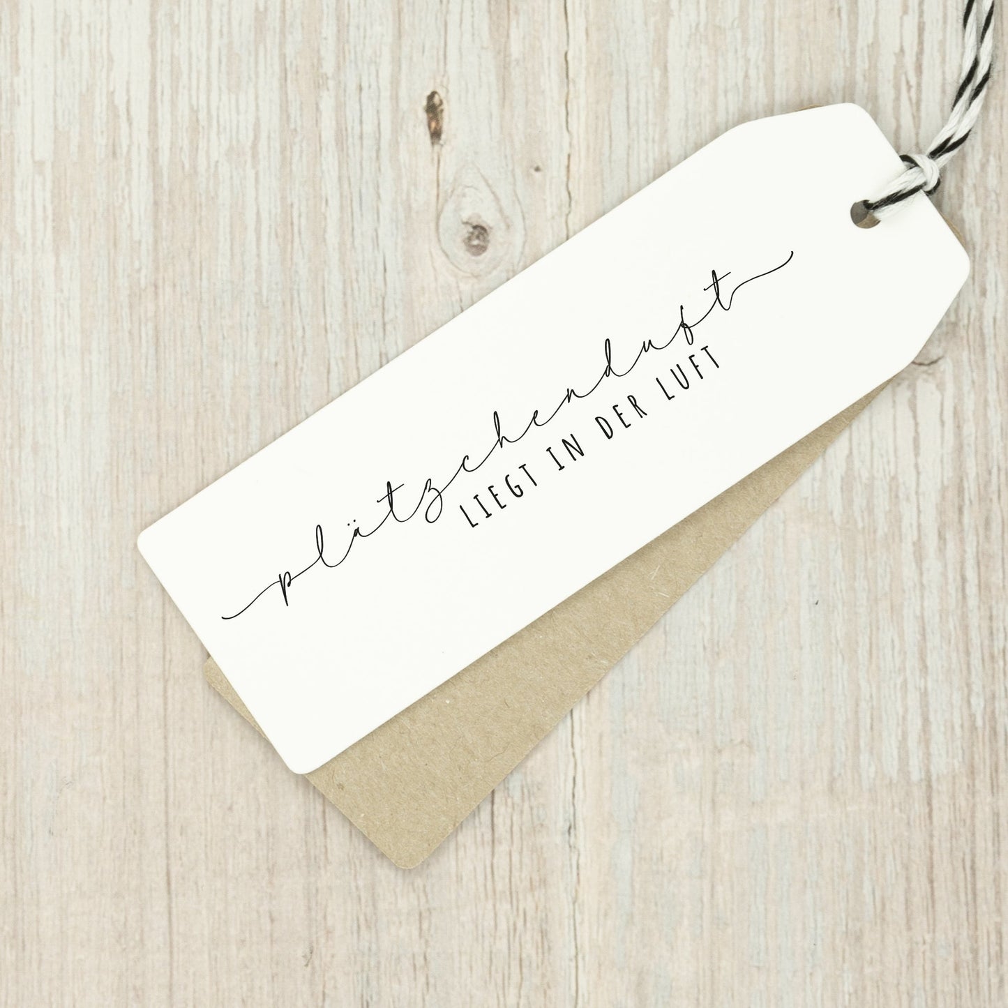 Filigraner Stempel "Plätzchenduft liegt in der Luft"