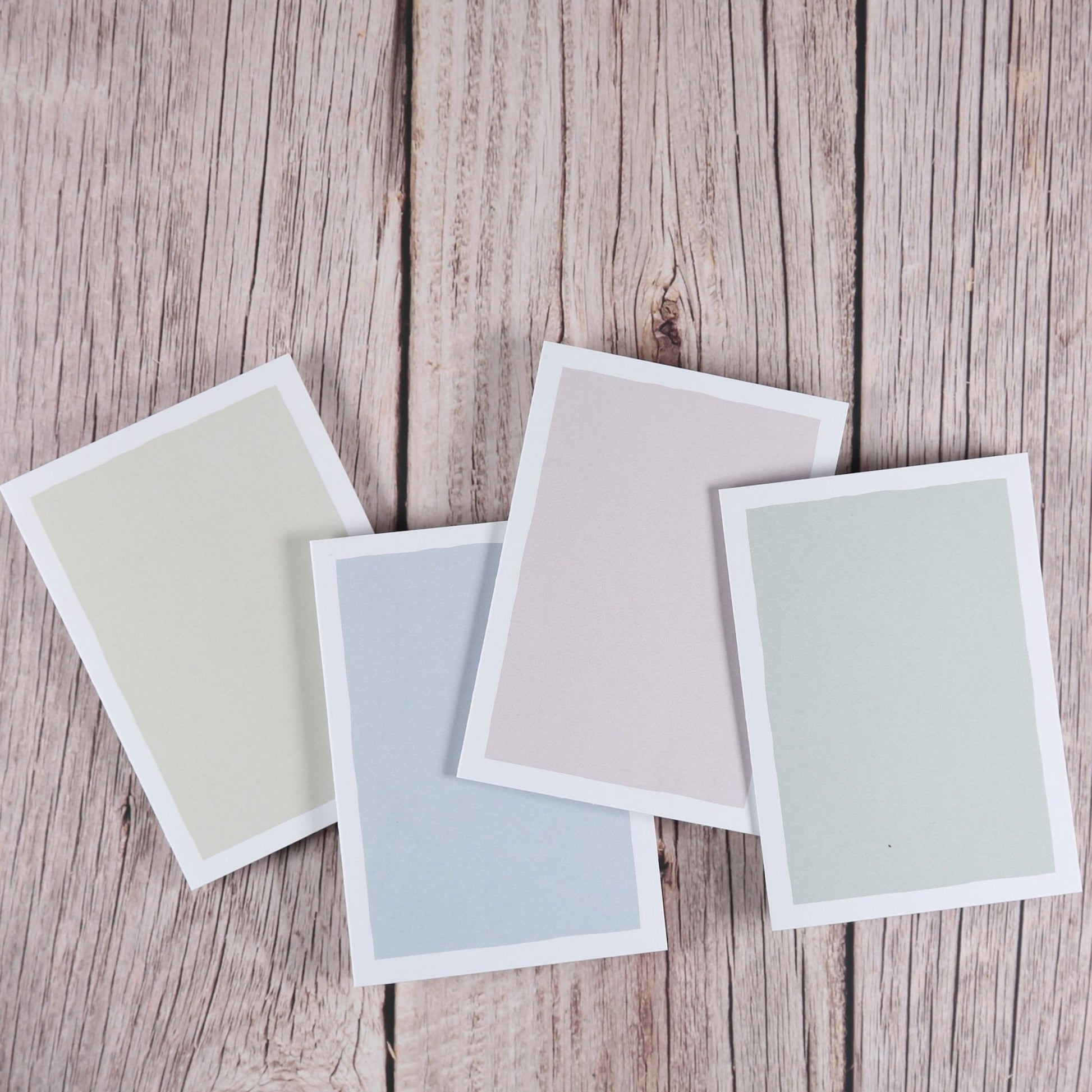 Klappkarten - Set "Frame" zum Selbstbestempeln (Sandbeige) - A7 - IN LOVE WITH PAPER