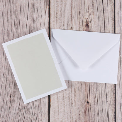 Klappkarten - Set "Frame" zum Selbstbestempeln (Sandbeige) - A7 - IN LOVE WITH PAPER