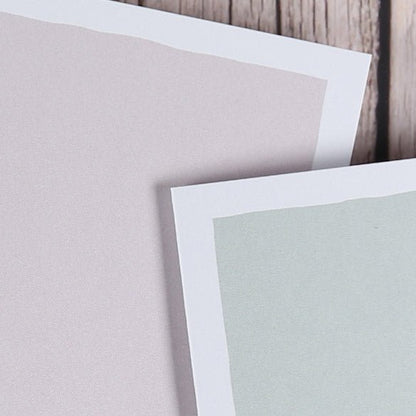 Klappkarten - Set "Frame" zum Selbstbestempeln (Sandbeige) - A7 - IN LOVE WITH PAPER
