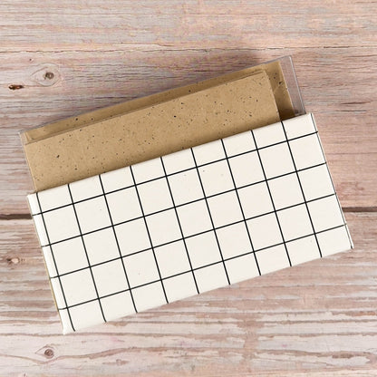 Klappkarten - Set Recyclingpapier braun DIN A7 (20teilig) - IN LOVE WITH PAPER