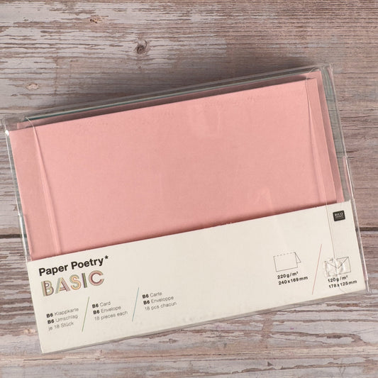 Klappkarten - Set "Tropical" DIN B6 (36teilig) - IN LOVE WITH PAPER