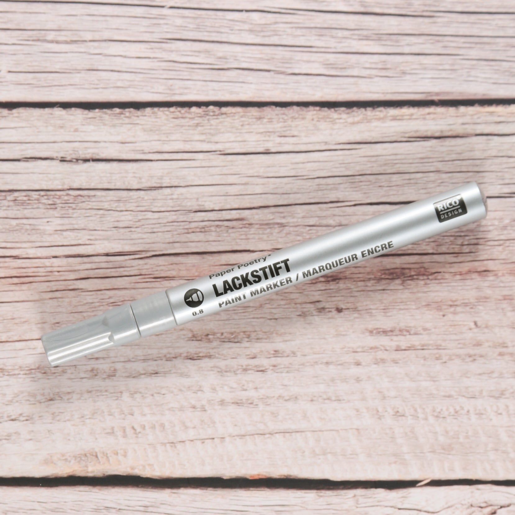 Lackmarker 0.8 mm (silber)
