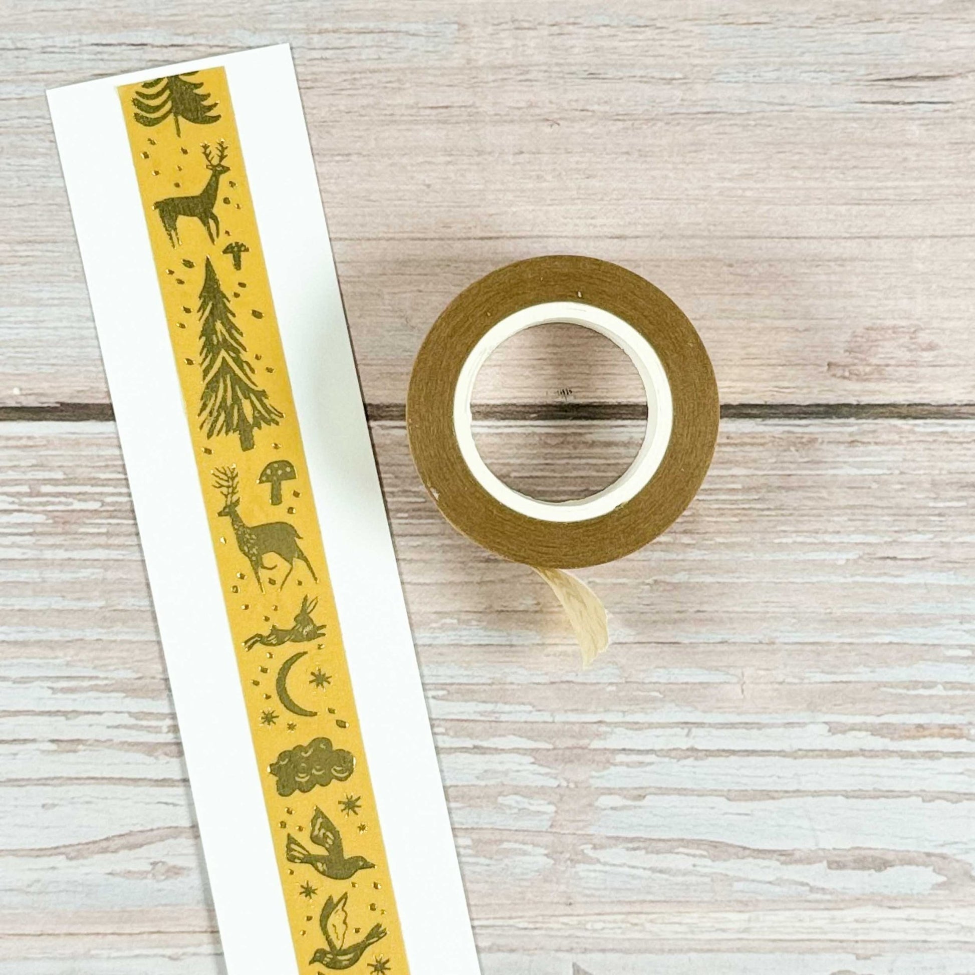 Masking - Tape Nostalgic Christmas (beige/gold) - IN LOVE WITH PAPER