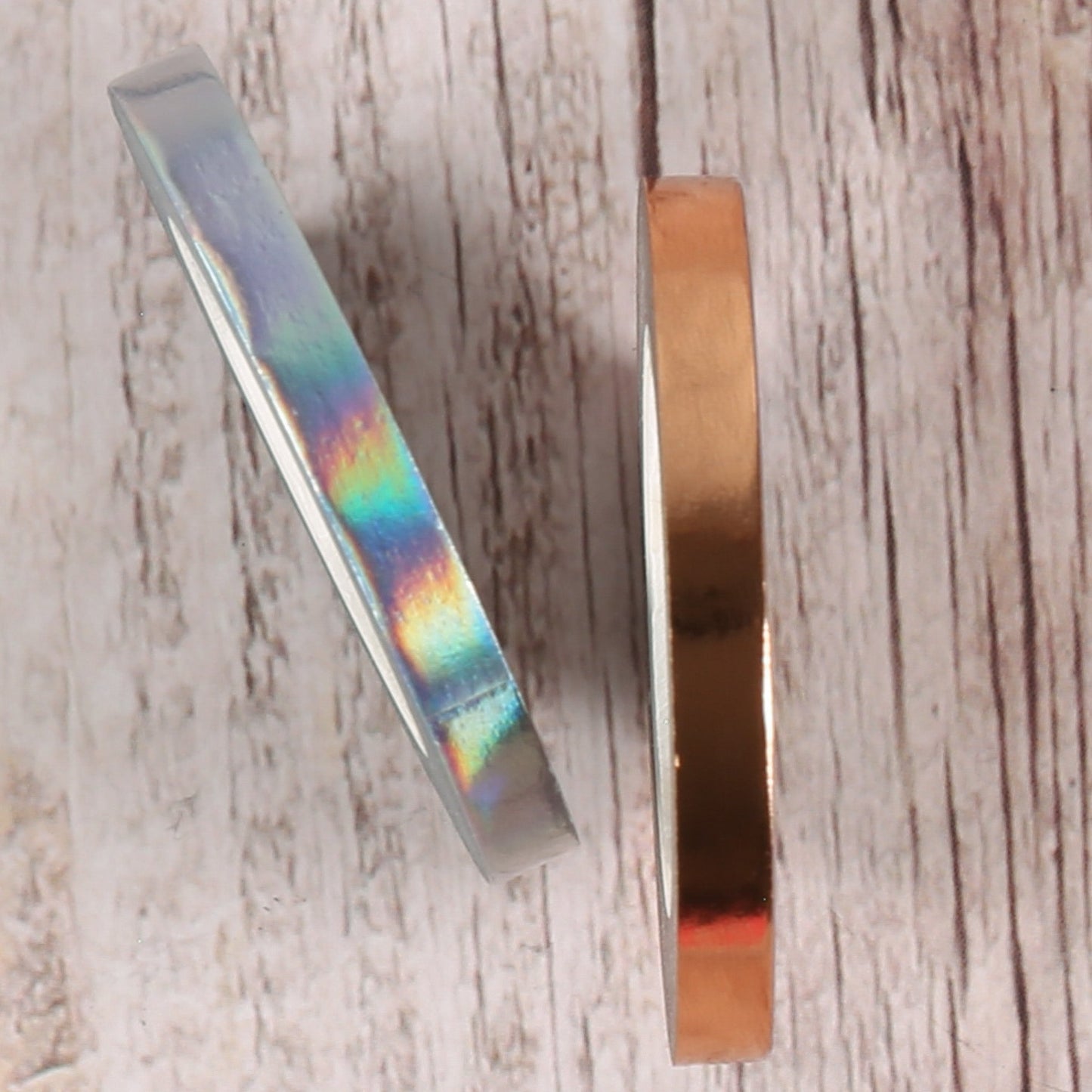 Masking-Tape Roségold & Silber (schmal)