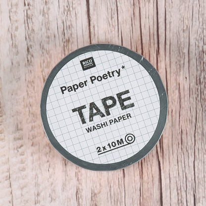 Masking-Tape Roségold & Silber (schmal)