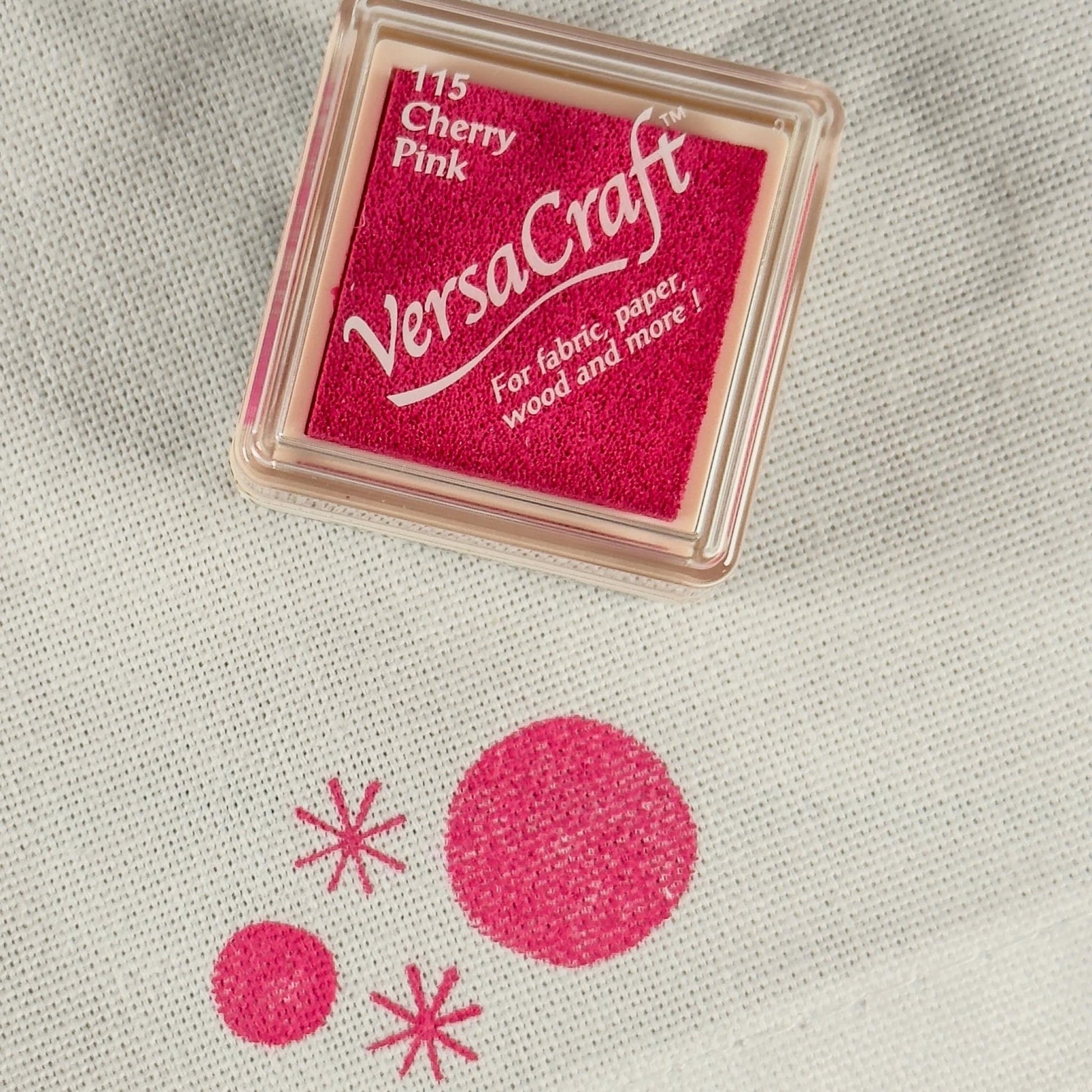Mini - Stempelkissen Pink - VersaCraft Cherry Pink - IN LOVE WITH PAPER