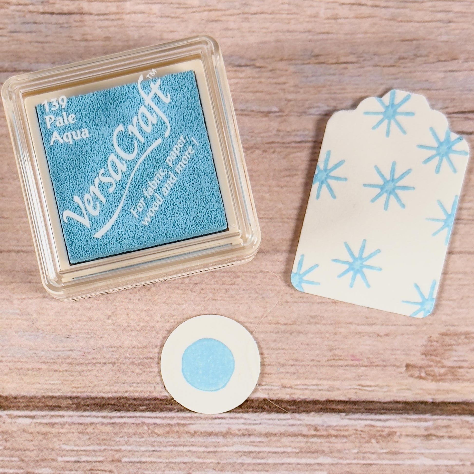 Mini - Stempelkissen Türkis - VersaCraft Pale Aqua - IN LOVE WITH PAPER