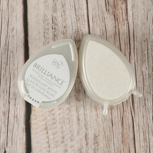 Mini - Stempelkissen Weiß - Brilliance Moonlight White - IN LOVE WITH PAPER