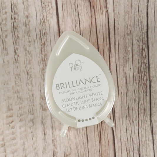 Mini - Stempelkissen Weiß - Brilliance Moonlight White - IN LOVE WITH PAPER