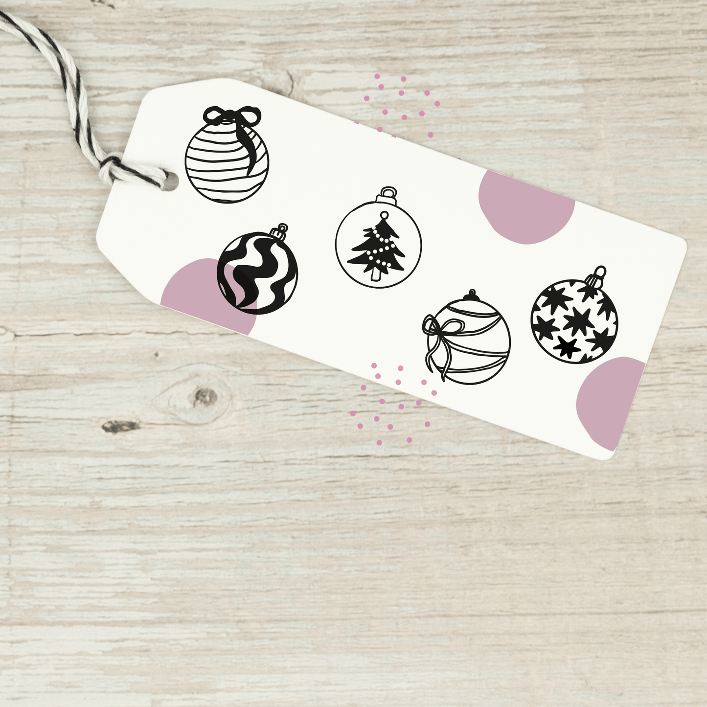 Ministempel - Set "Christbaumkugeln 2" - IN LOVE WITH PAPER