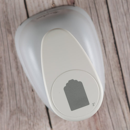 Motivstanzer "Etikett" (68 x 45 mm)