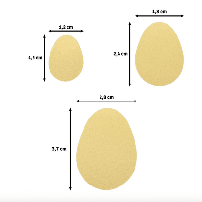 Motivstanzer "Osterei" in drei Größen