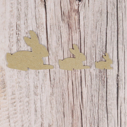 Motivstanzer-Set "Kaninchen" in drei Größen