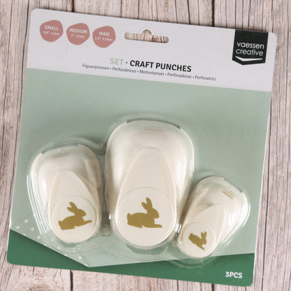 Motivstanzer-Set "Kaninchen" in drei Größen