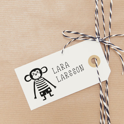 Namensstempel "Affenspaß" - IN LOVE WITH PAPER