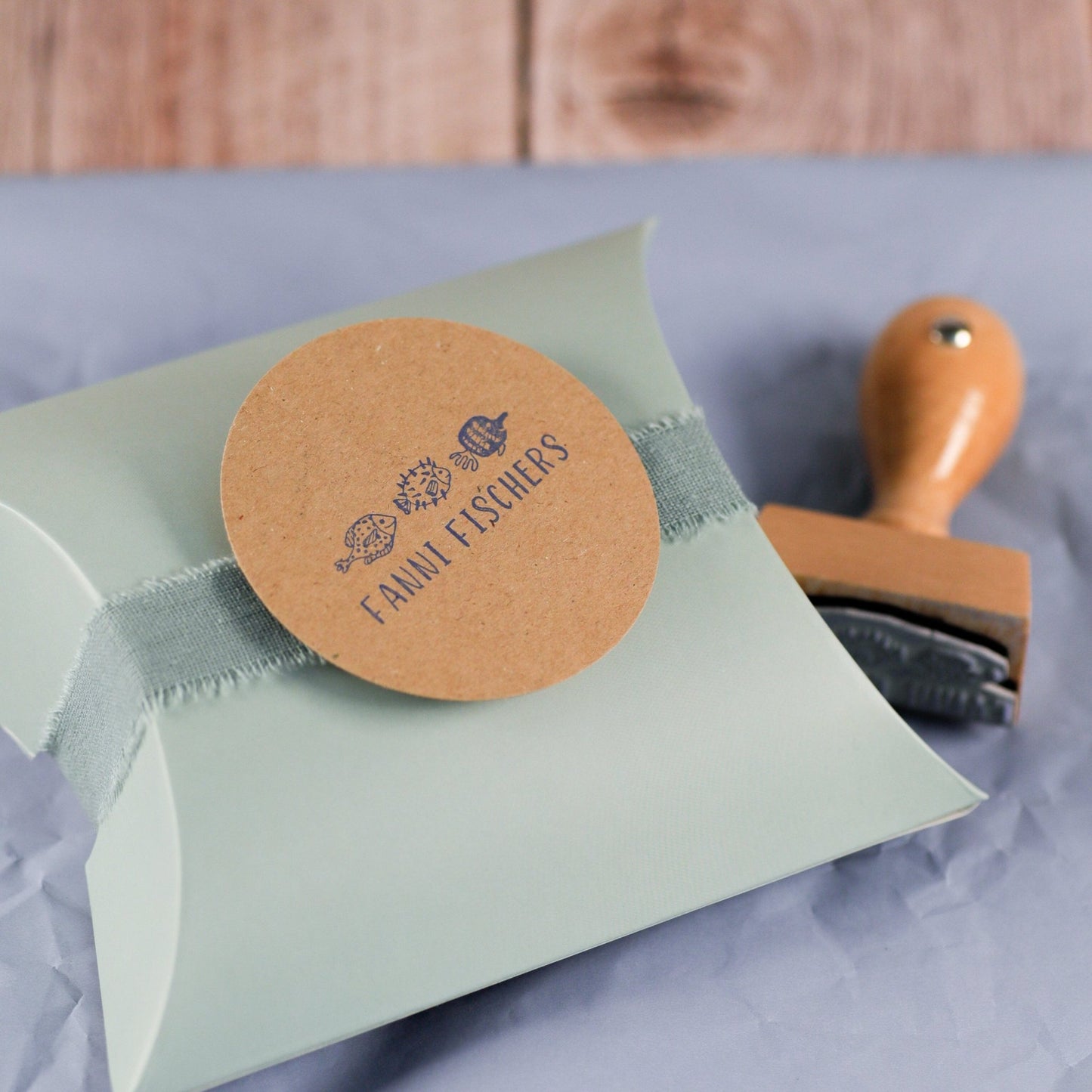 Namensstempel "Fischers Fritze" - IN LOVE WITH PAPER