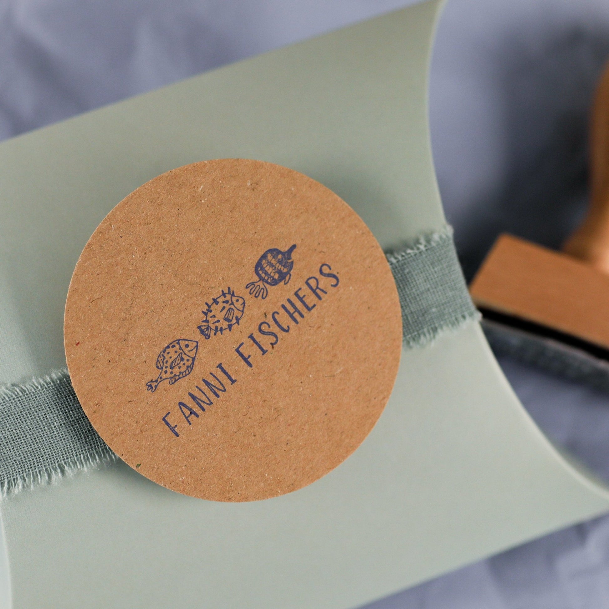 Namensstempel "Fischers Fritze" - IN LOVE WITH PAPER