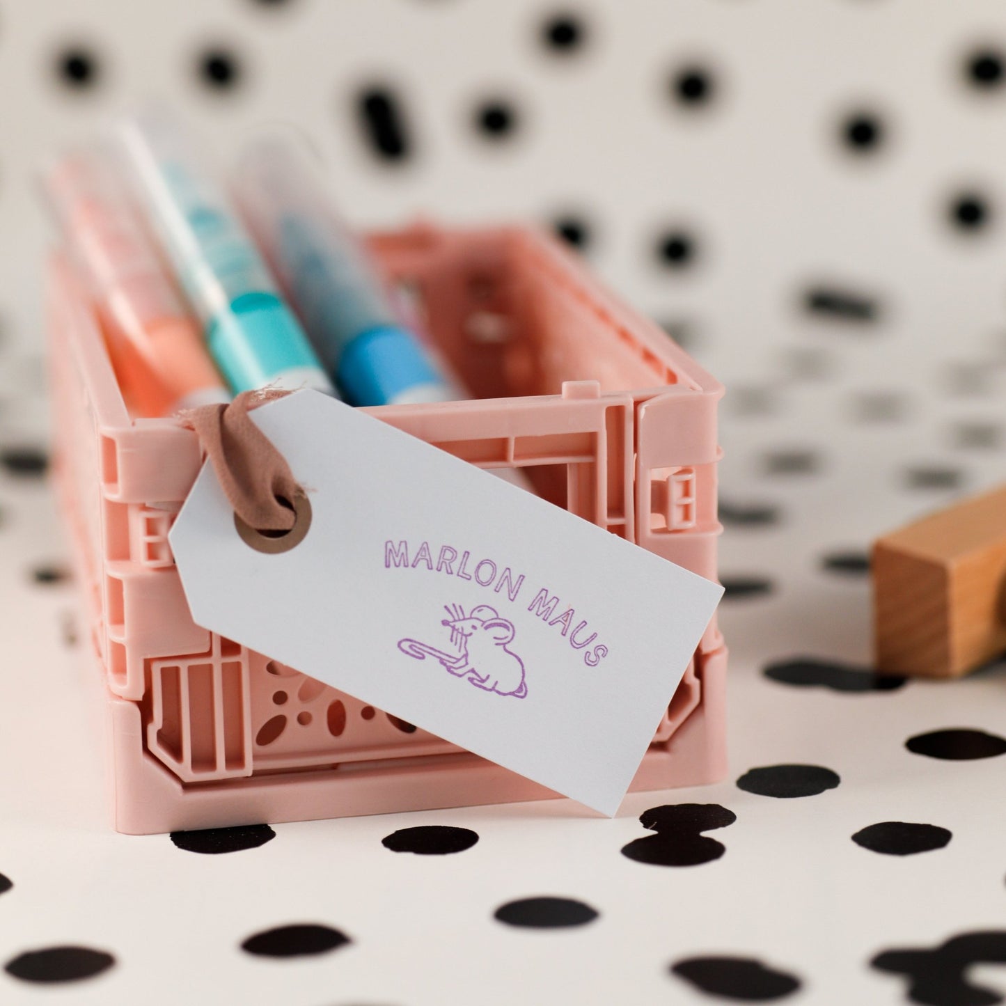 Namensstempel "Maus" - IN LOVE WITH PAPER