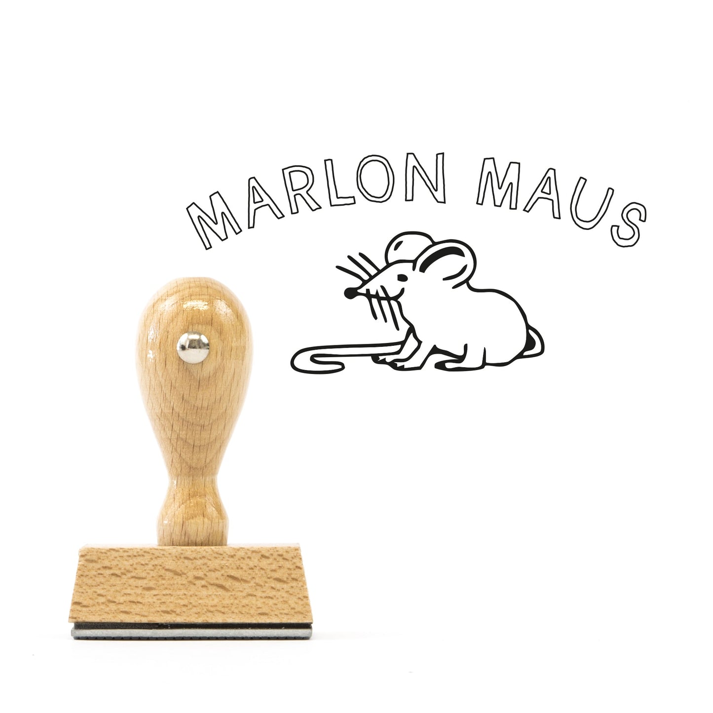 Namensstempel "Maus" - IN LOVE WITH PAPER