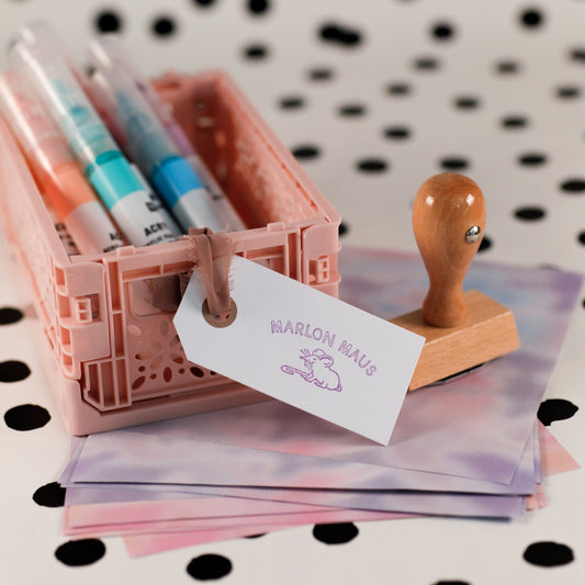 Namensstempel "Maus" - IN LOVE WITH PAPER