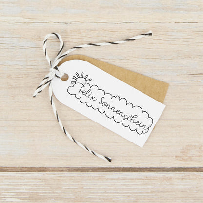 Namensstempel "Sonnenschein" - IN LOVE WITH PAPER
