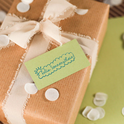 Namensstempel "Sonnenschein" - IN LOVE WITH PAPER