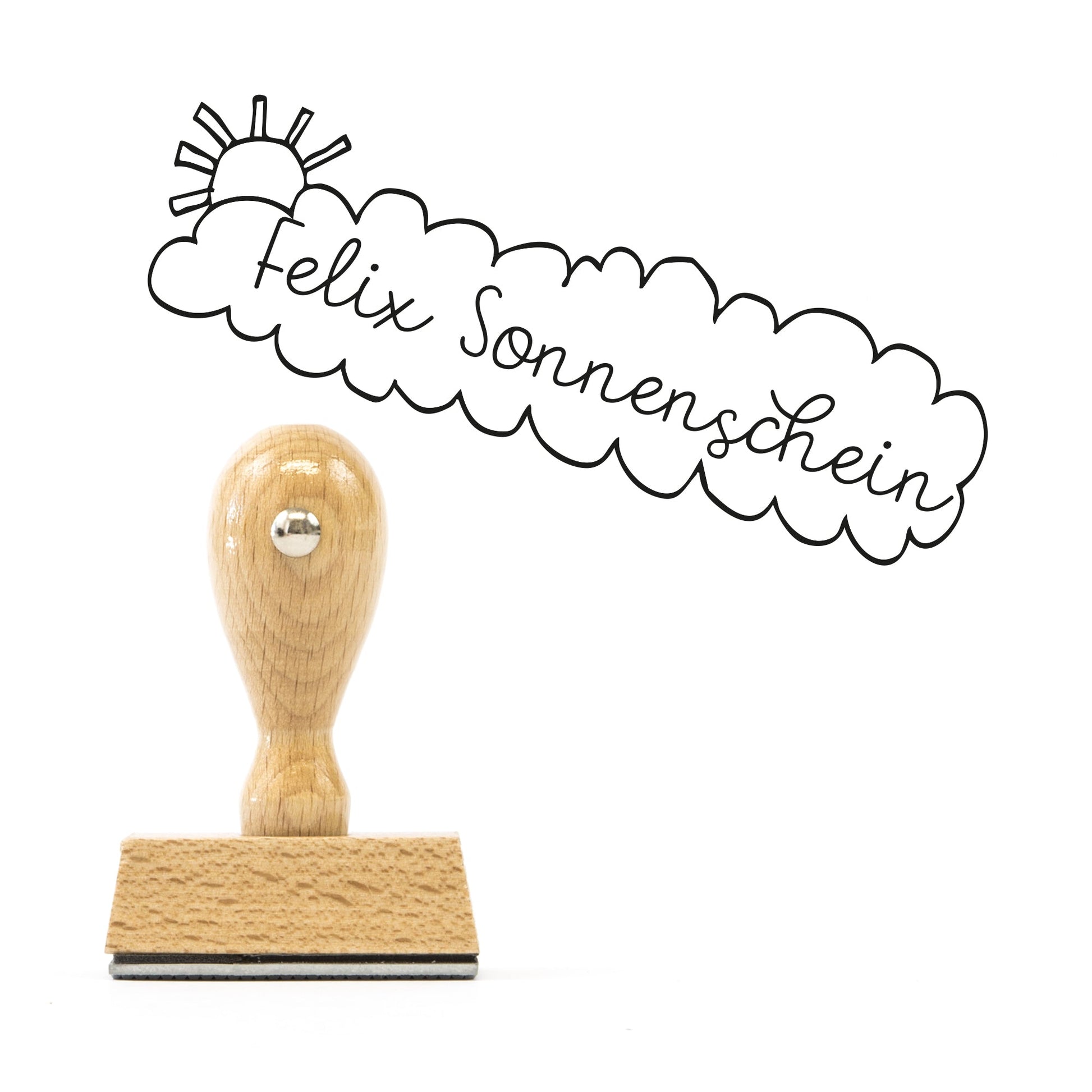 Namensstempel "Sonnenschein" - IN LOVE WITH PAPER