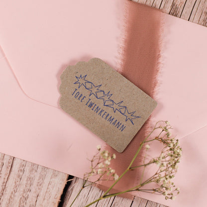 Namensstempel "Stars" - IN LOVE WITH PAPER