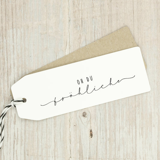 Filigraner Stempel "Oh Du Fröhliche"