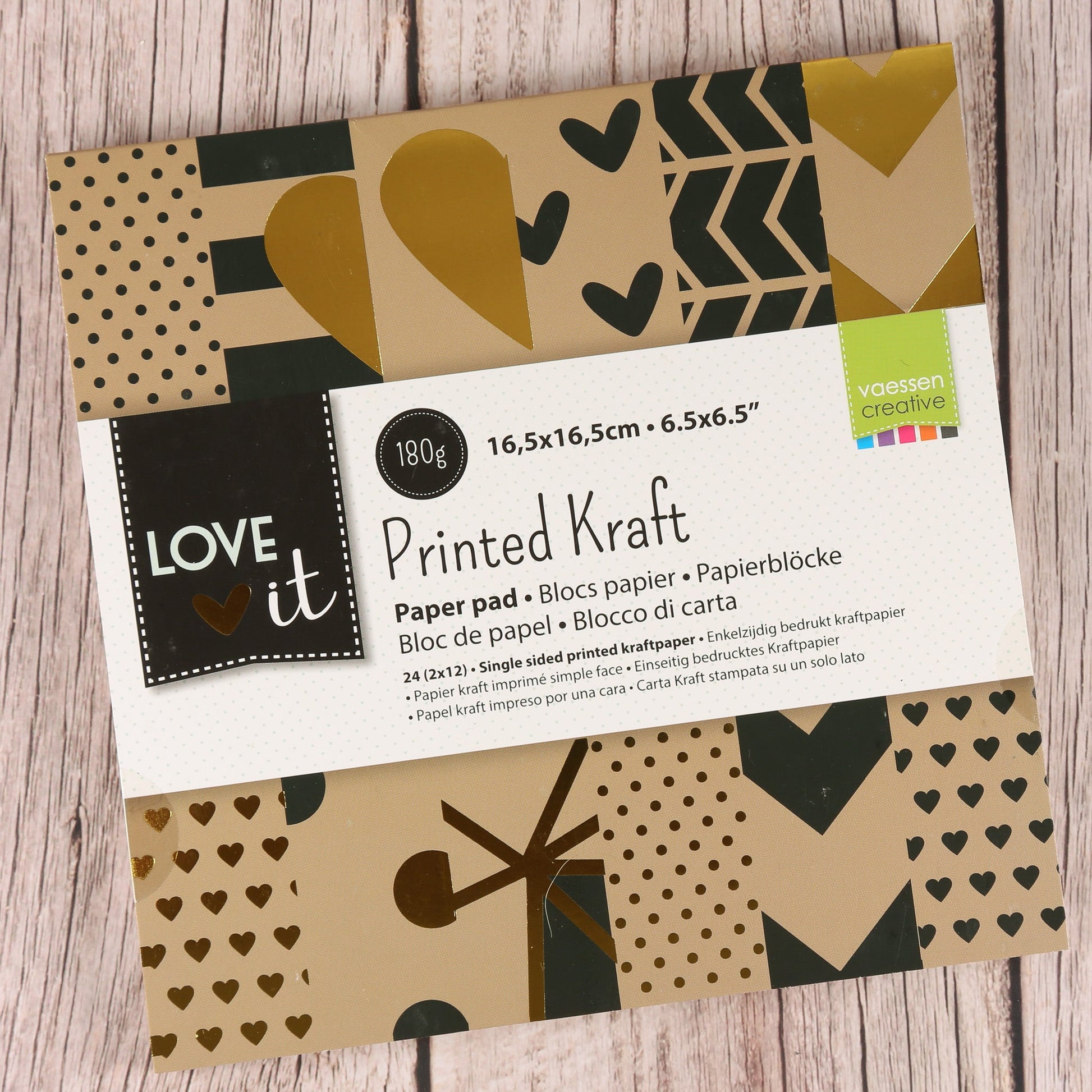 Origami-Papier (Kraftpapier – Love It – 15,2 × 15,2 cm)