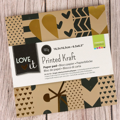 Origami-Papier (Kraftpapier – Love It – 15,2 × 15,2 cm)