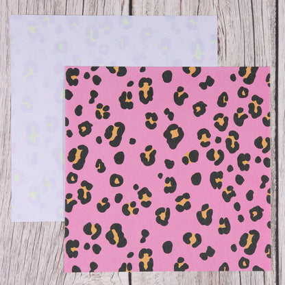 Origami/Muster-Papier "Acid Leo" 15x15cm (50 St.)