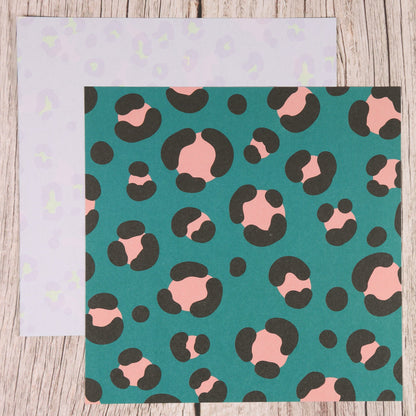 Origami/Muster-Papier "Acid Leo" 15x15cm (50 St.)