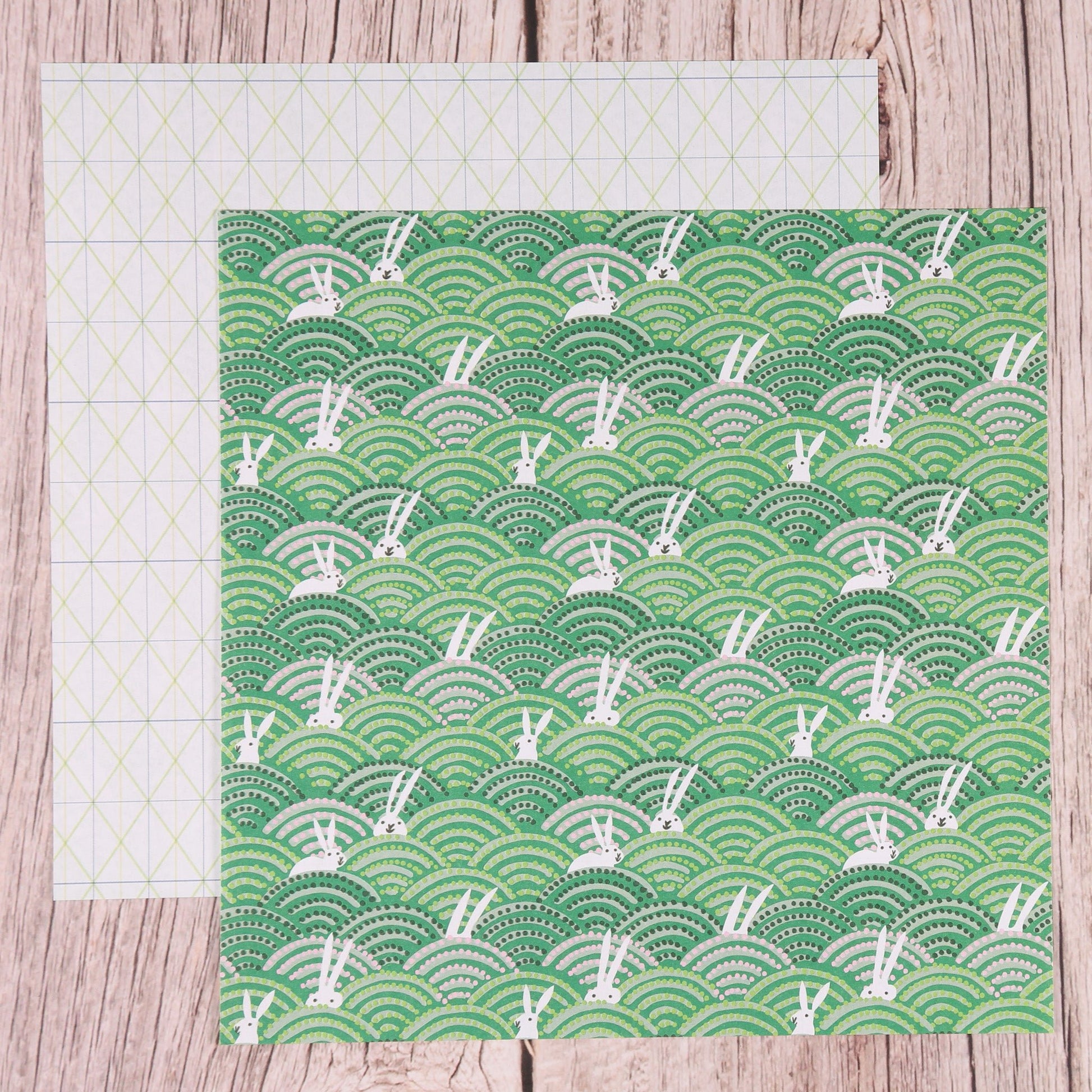 Origami/Muster-Papier "Bunny Hop" 15x15cm (50 St.)