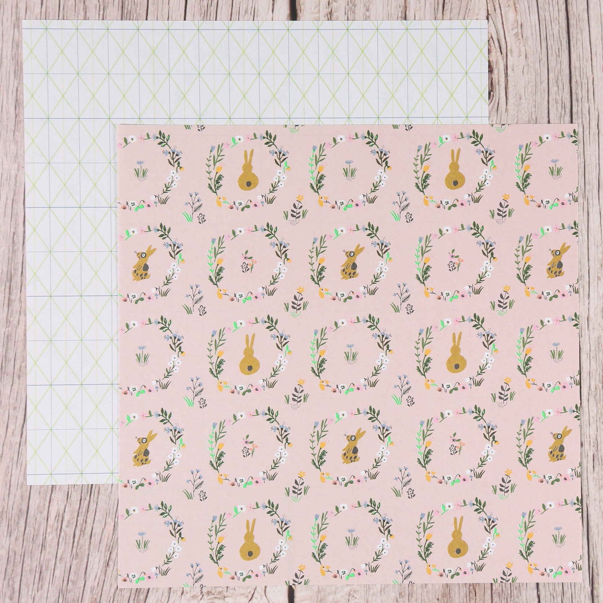 Origami/Muster-Papier "Bunny Hop" 15x15cm (50 St.)