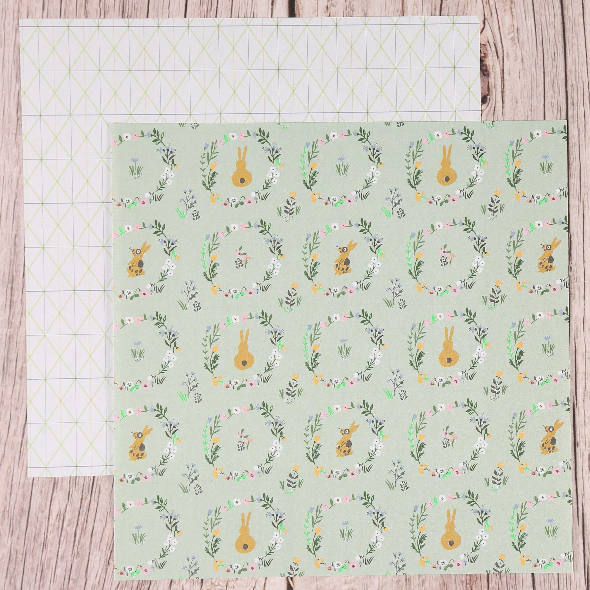 Origami/Muster-Papier "Bunny Hop" 15x15cm (50 St.)