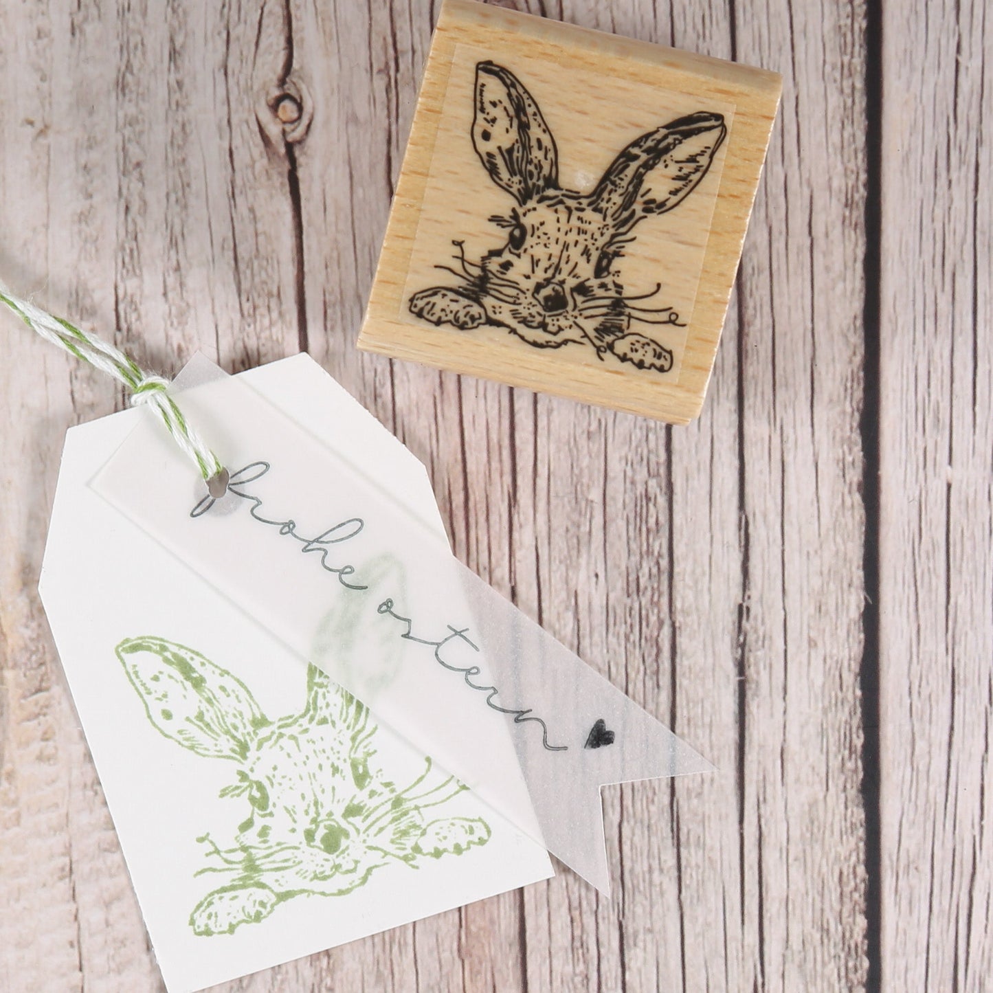 Osterstempel "Frecher Hase"