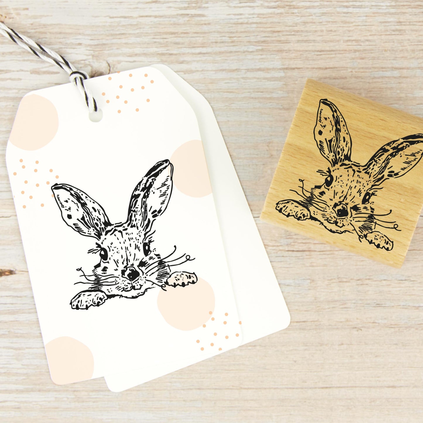 Osterstempel "Frecher Hase"