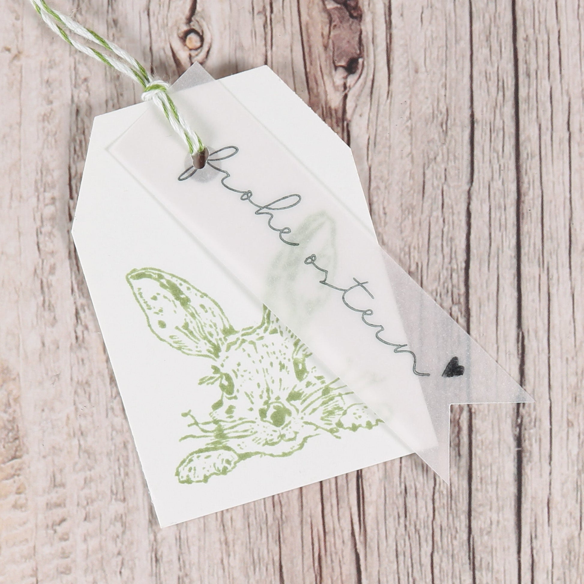 Osterstempel "Frecher Hase"