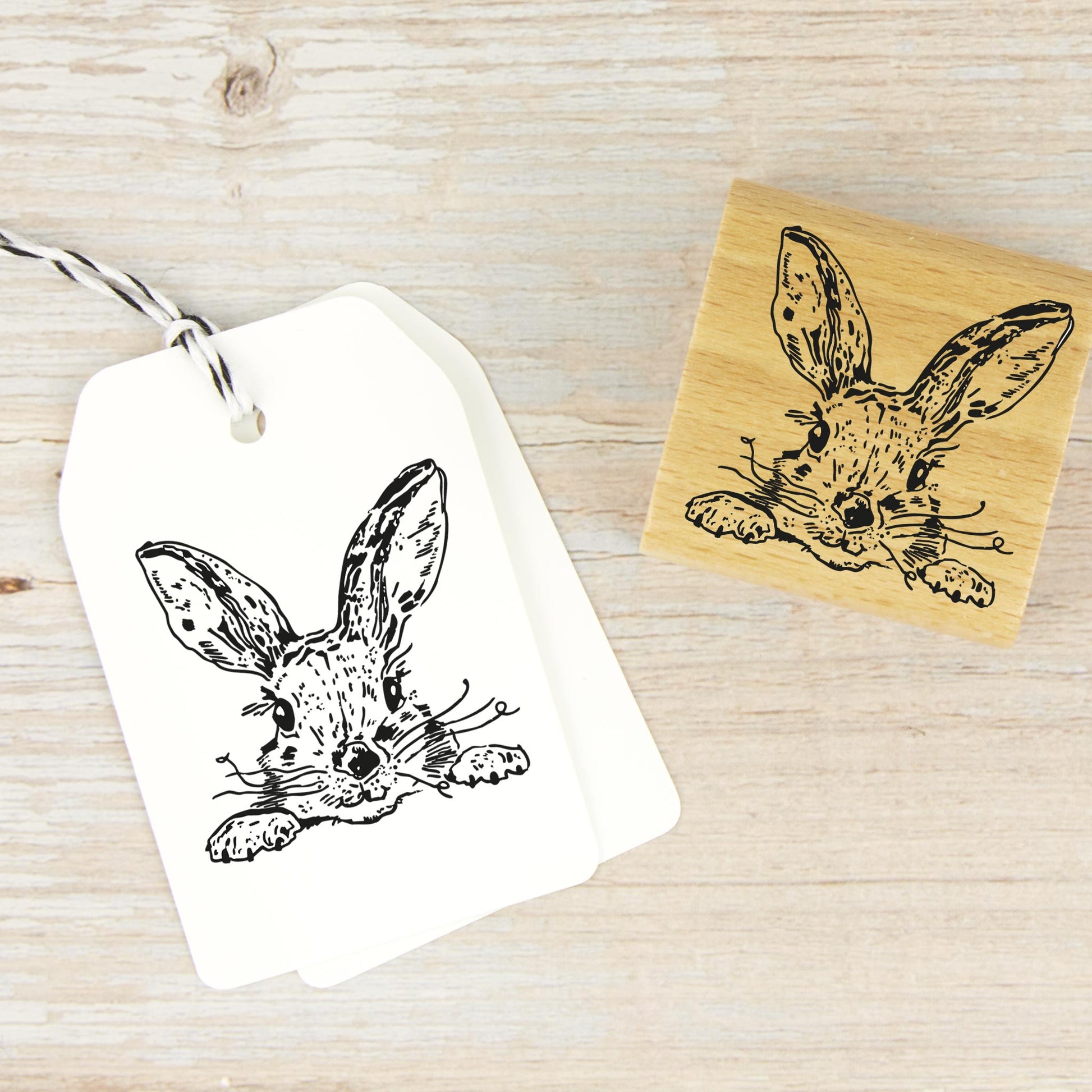 Osterstempel "Frecher Hase"