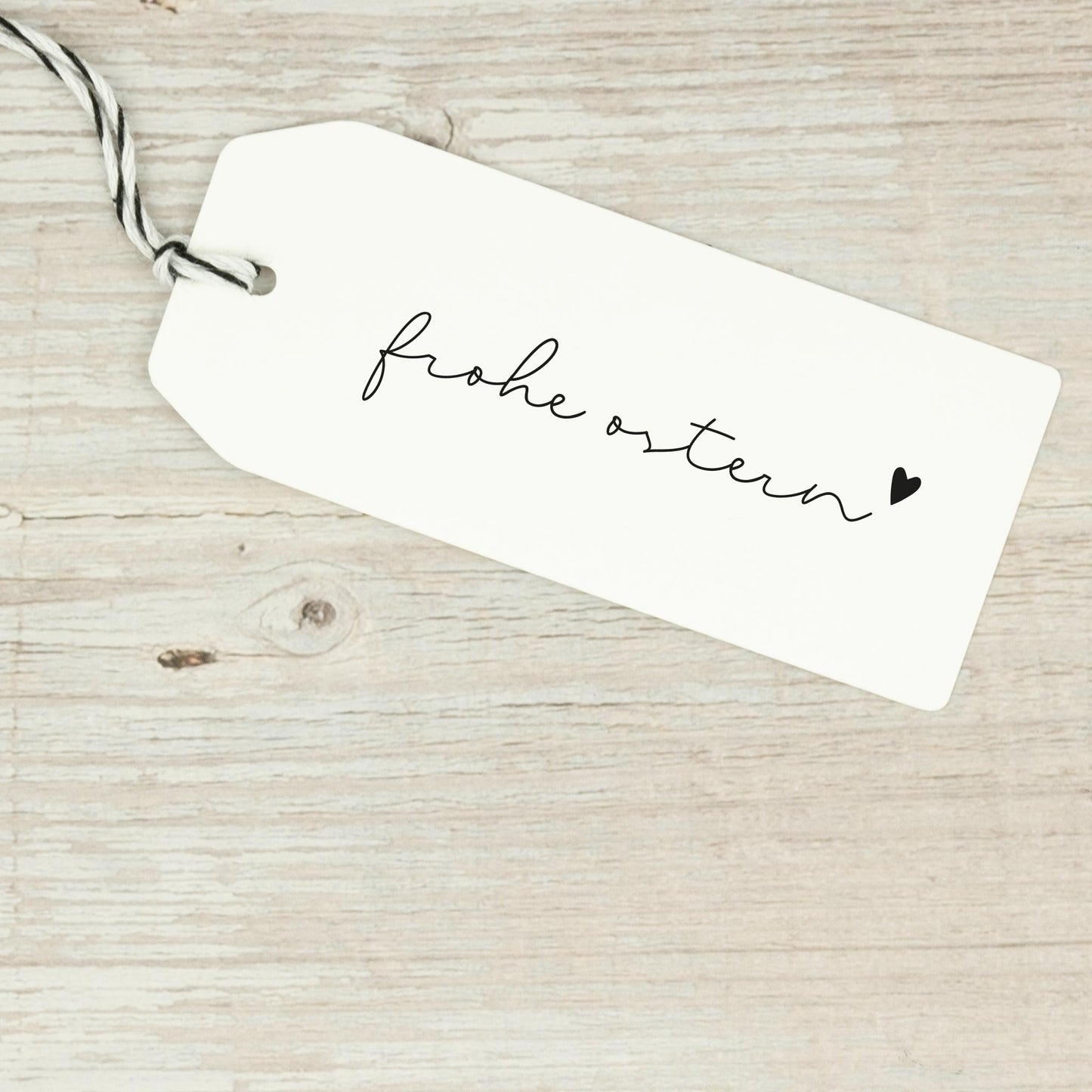 Osterstempel "frohe ostern" mit Herz