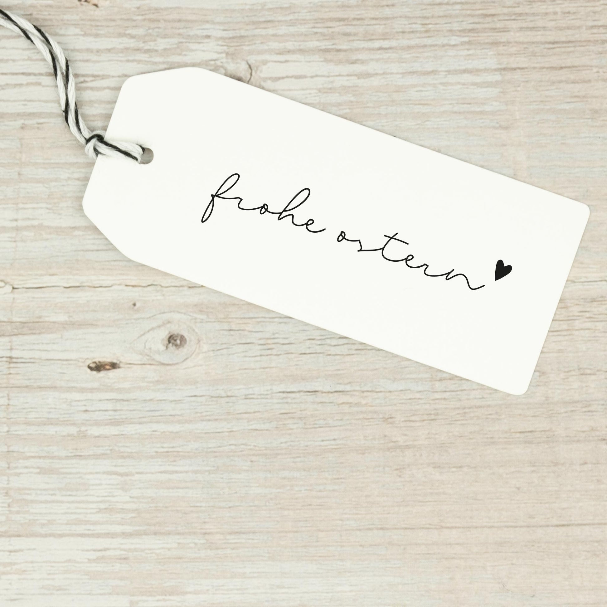 Osterstempel "frohe ostern" mit Herz