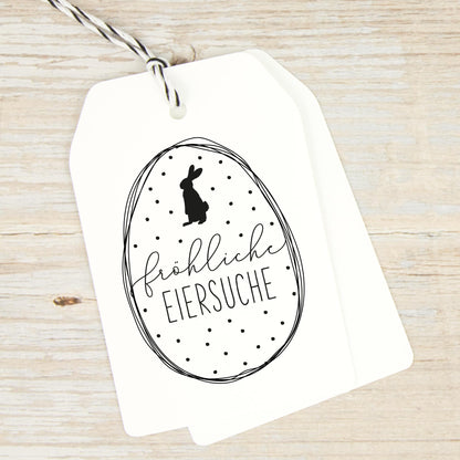 Osterstempel "fröhliche Eiersuche"