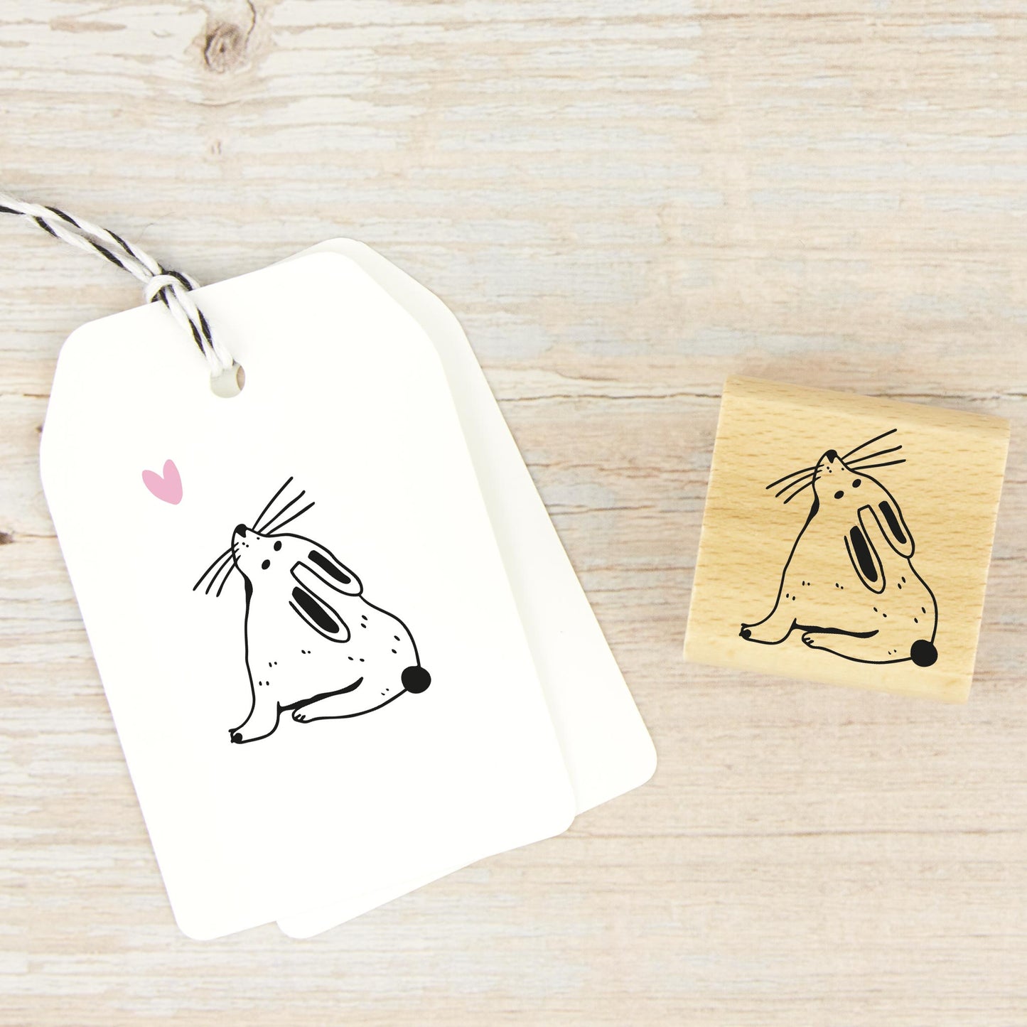 Osterstempel Häschen