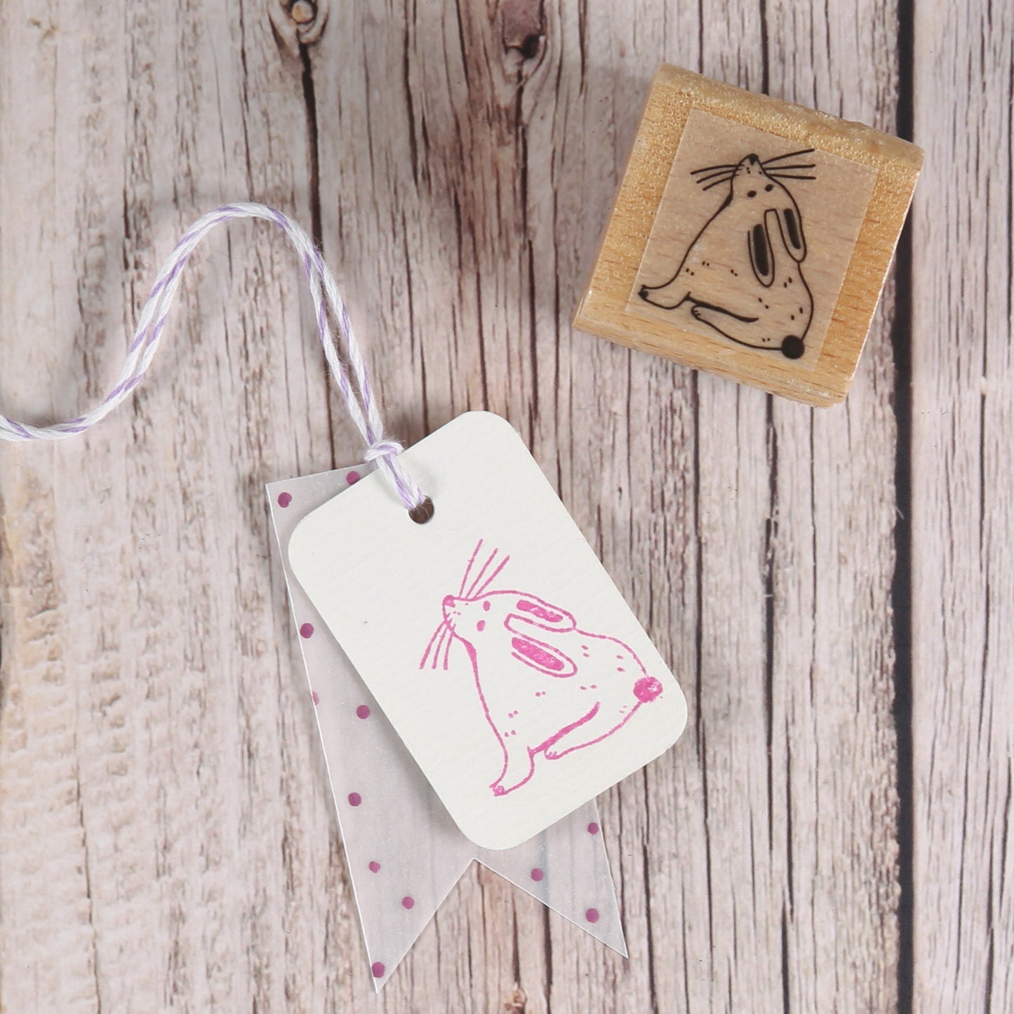 Osterstempel Häschen