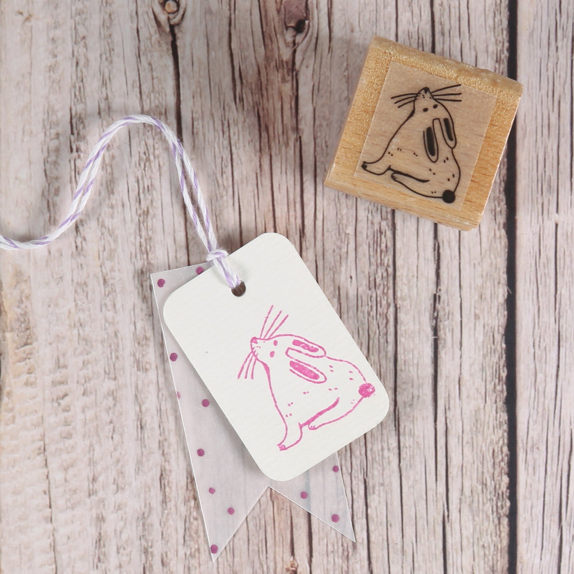 Osterstempel Häschen