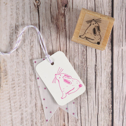 Osterstempel Häschen