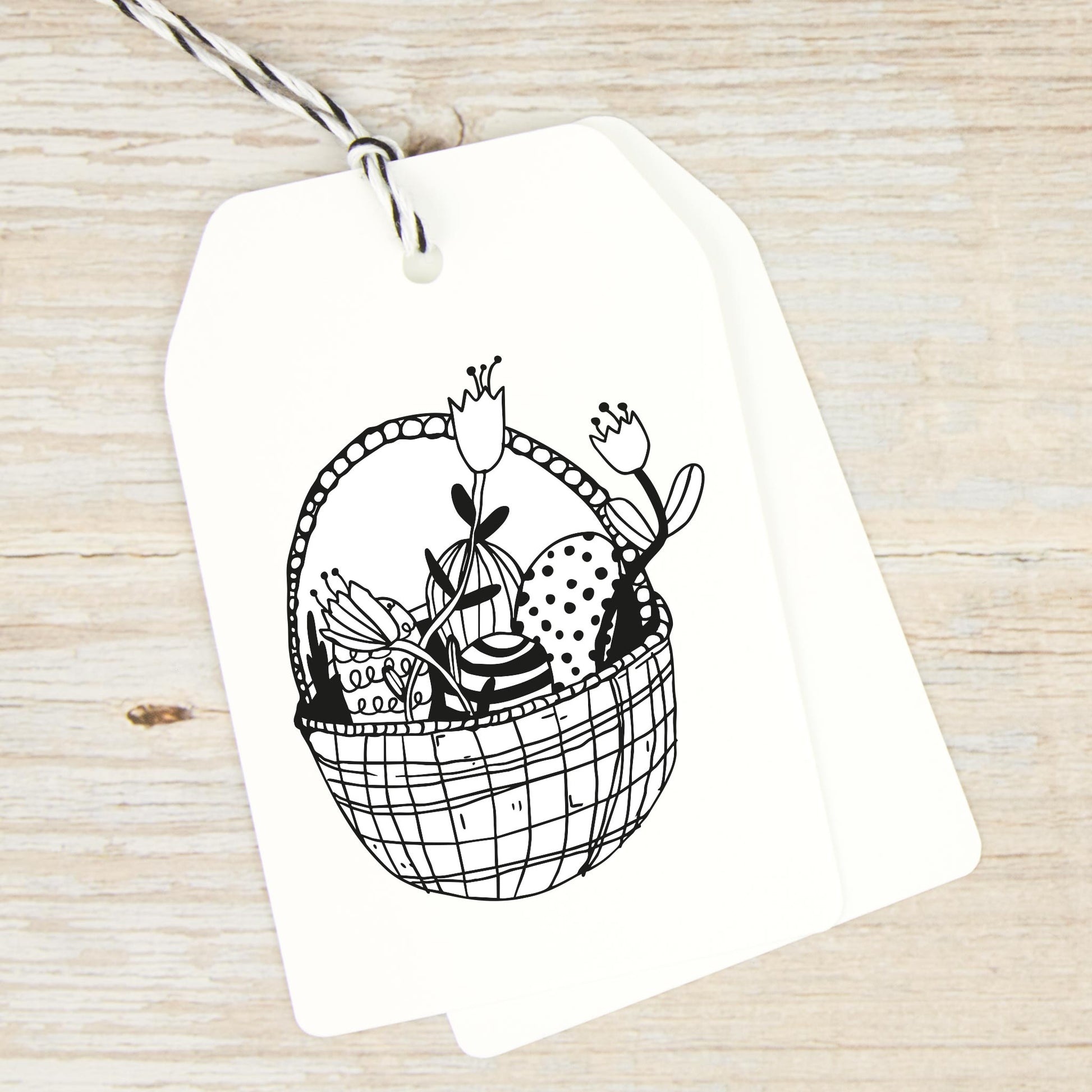 Osterstempel Osterkörbchen